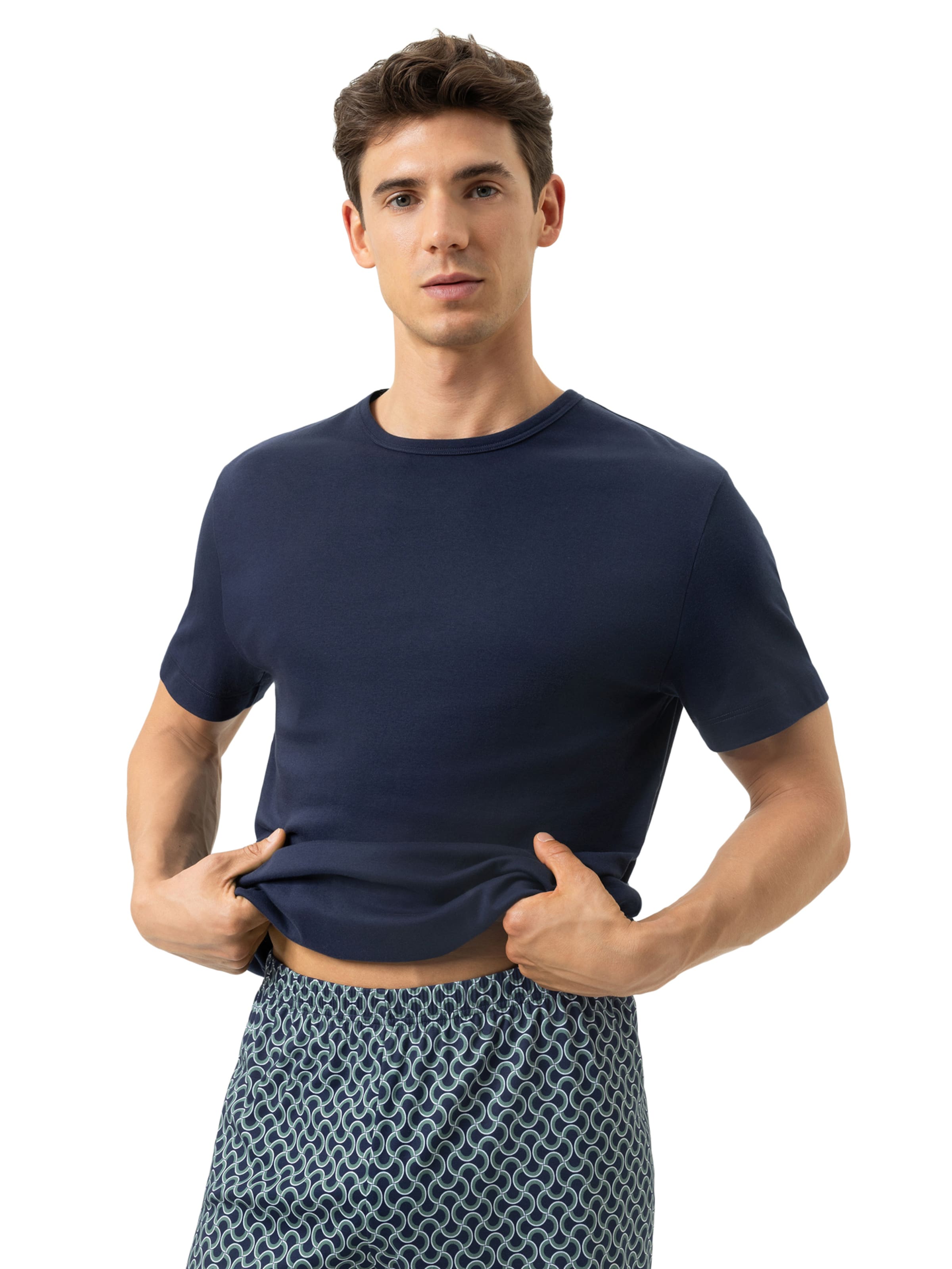 Mey Pajama short in Blue