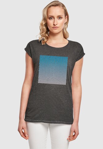Merchcode Shirt 'Summer - Wavy' in Grey: front