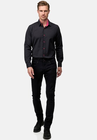 Rusty Neal Regular fit Button Up Shirt in Black