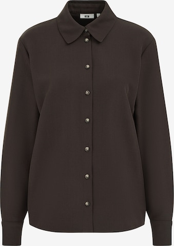 WE FashionBluza - smeđa boja: prednji dio