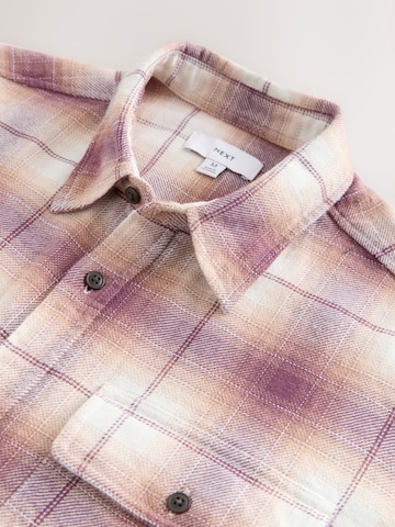 Next Средняя посадка Рубашка в Коричневый