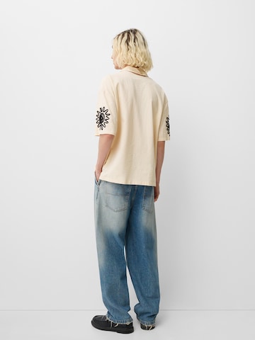 Bershka Pohodlné nošení Košile – béžová