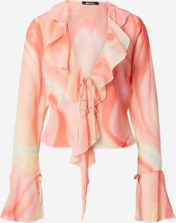 Gina Tricot Blouse 'Electra' in Roze: voorkant