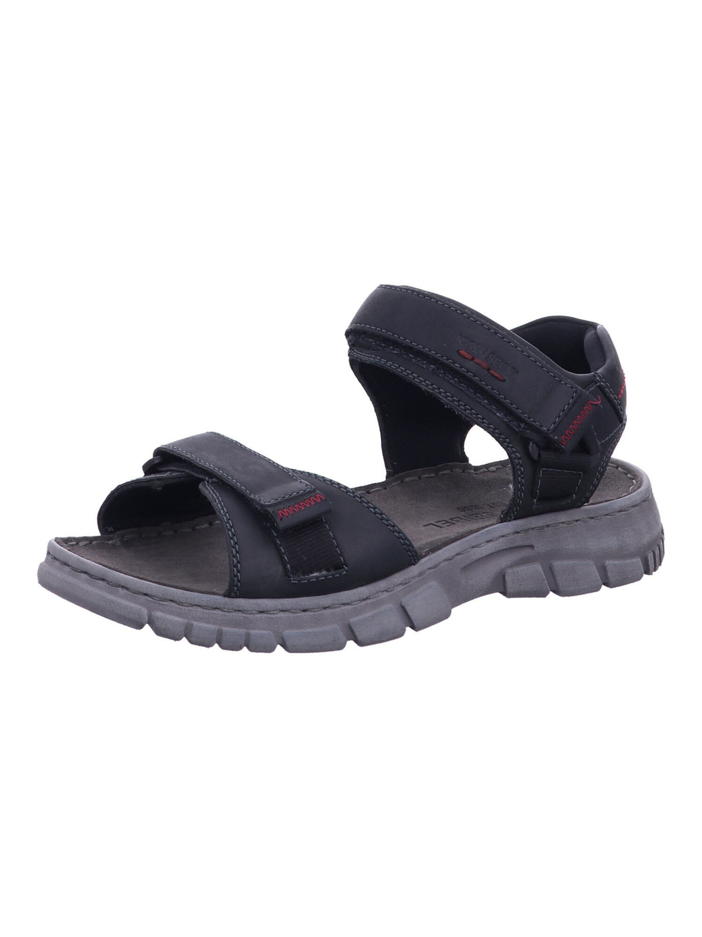 JOSEF SEIBEL Wandelsandalen 'Bredan 01' in Zwart: voorkant