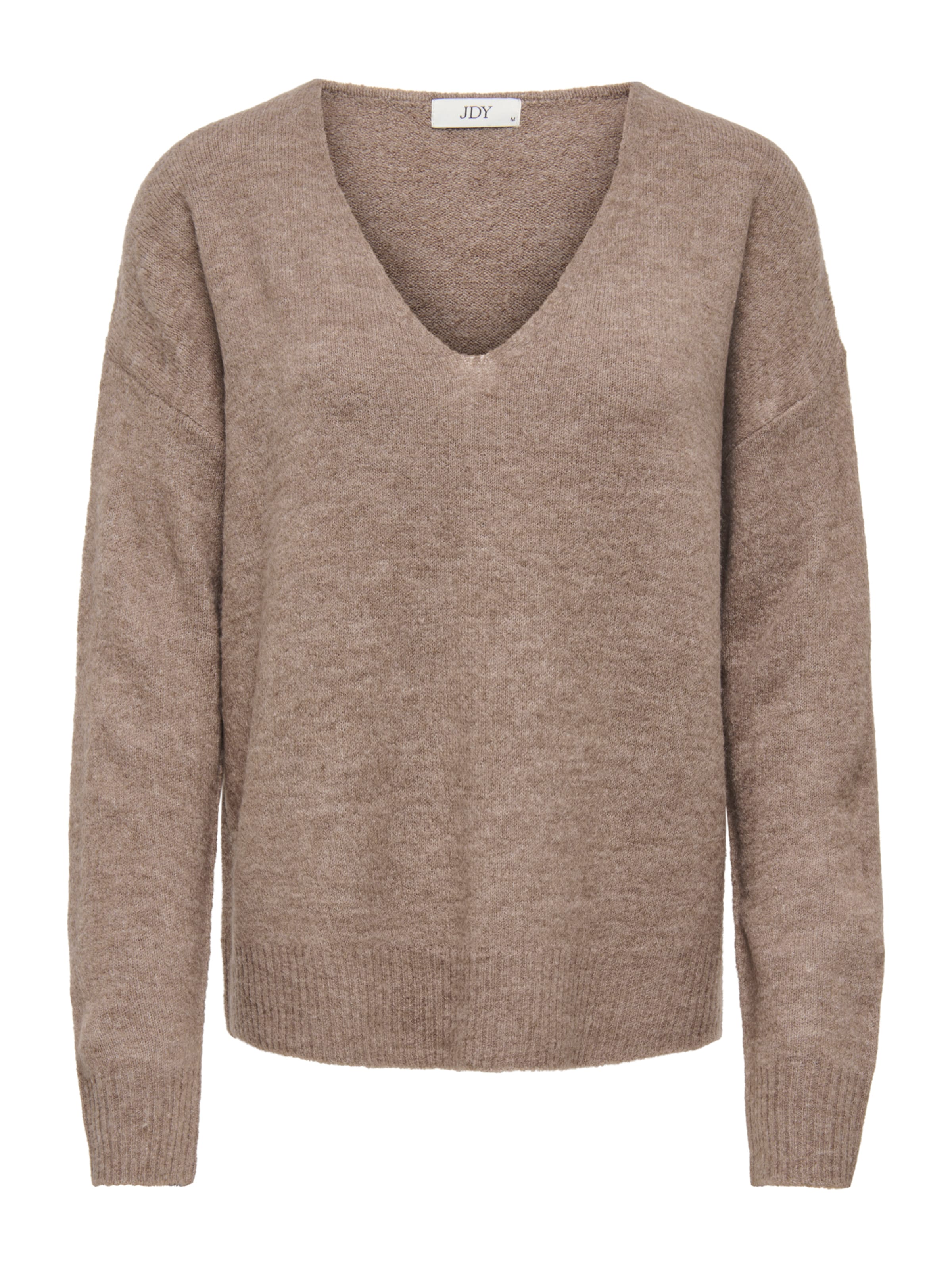 JDY Pullover 'JDYELANORA' i brun: forside