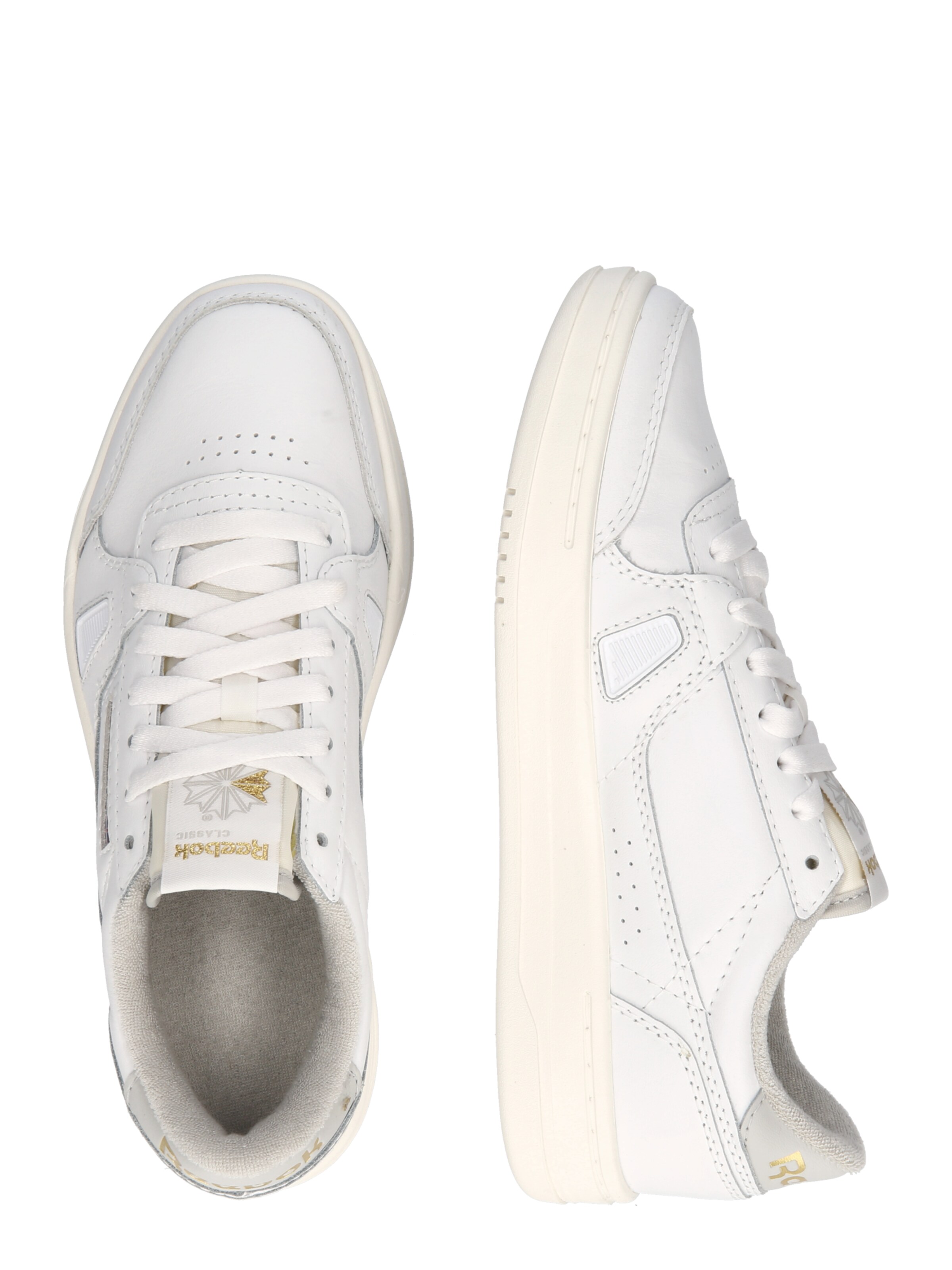 Reebok Platform trainers 'COURT' in White