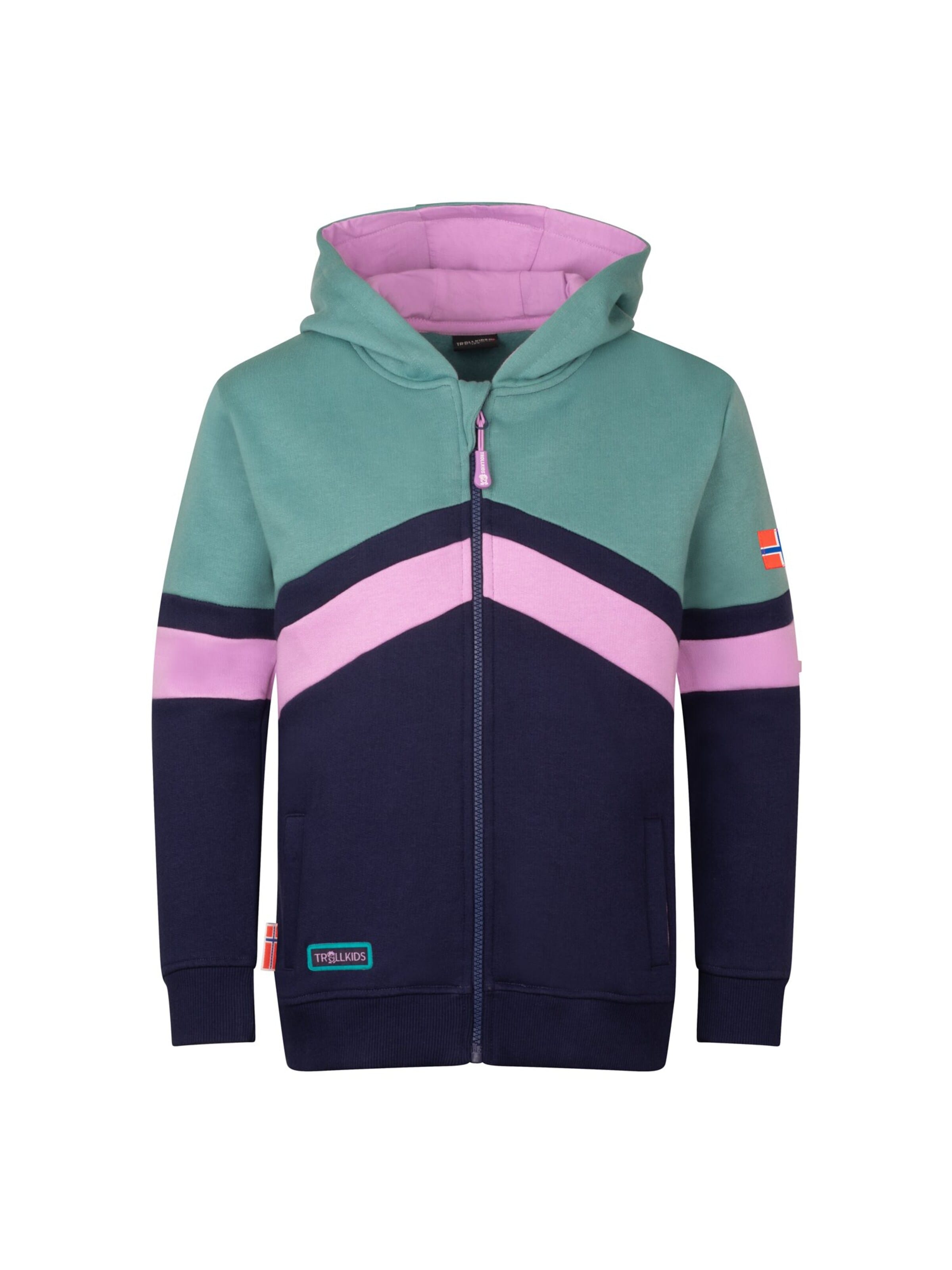 TROLLKIDS Sweatshirt in Purple: front