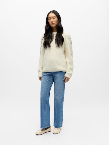 OBJECT Pullover 'OBJSALIKA' in Weiß