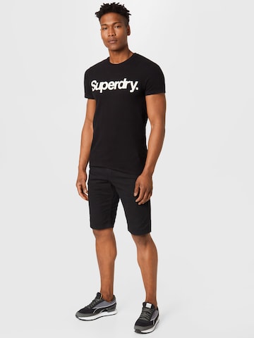 Superdry T-Shirt in Schwarz