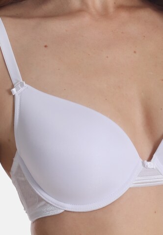 sassa T-shirt Bra in White