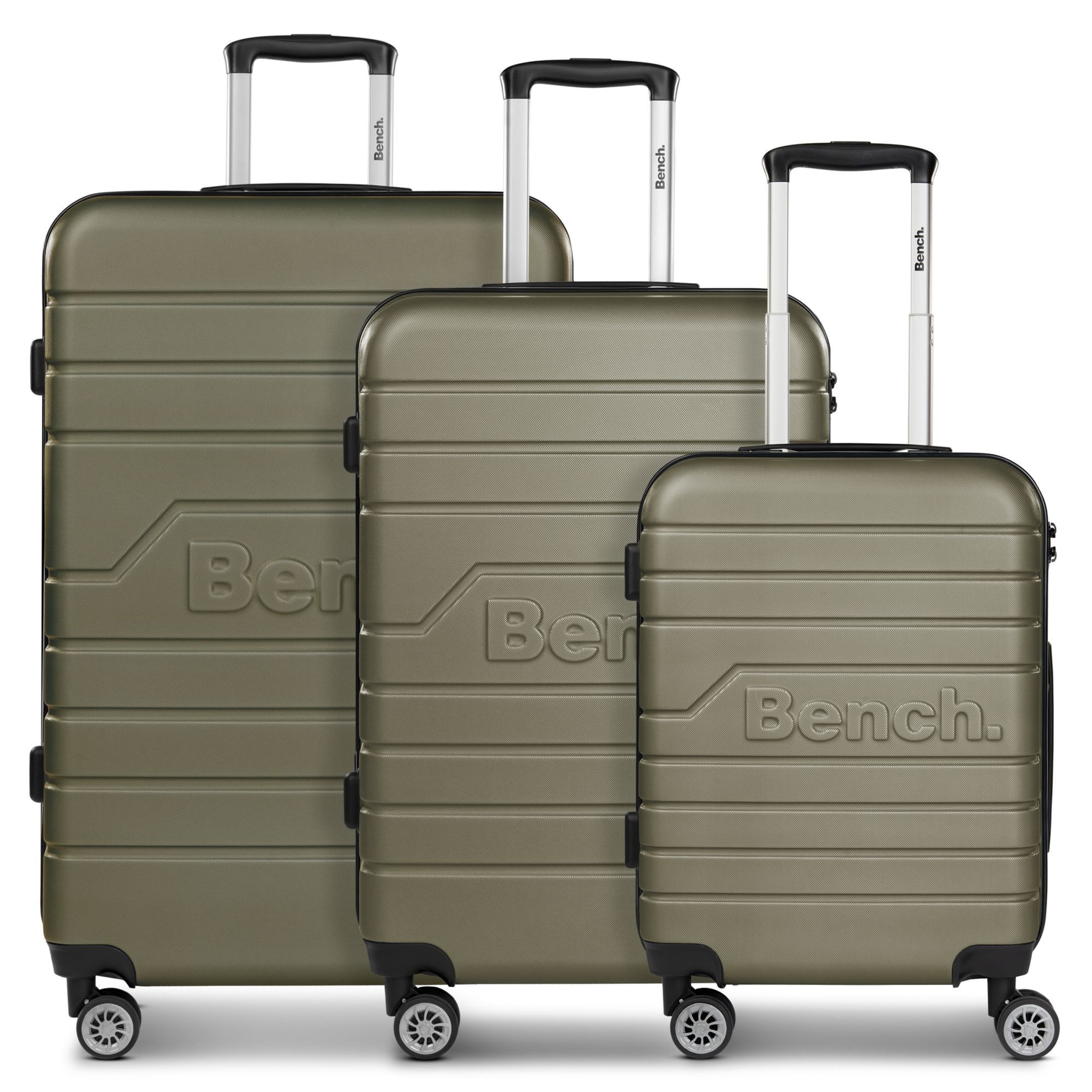 BENCH Suitcase set 'Seattle' in Green: front