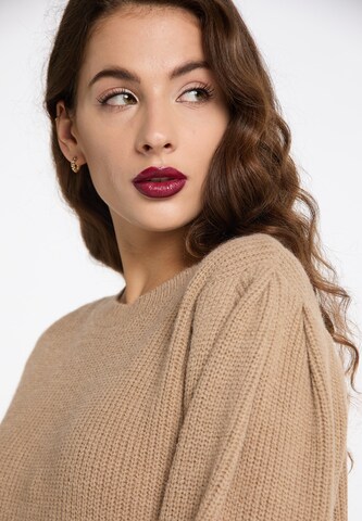 Pullover 'Tylin' di faina in beige