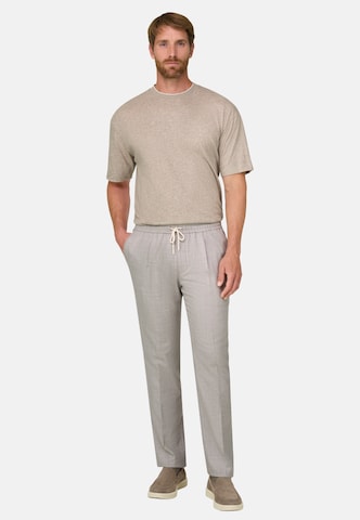 Boggi Milano Slimfit Broek in Bruin: voorkant