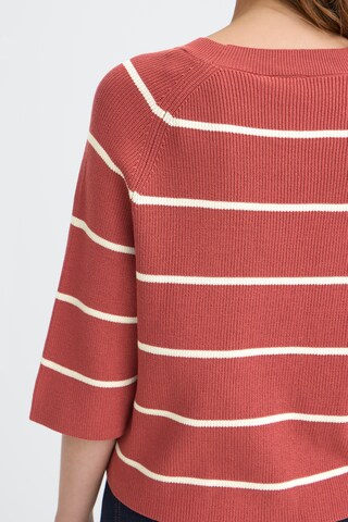 Pull-over 'BOSTON' ICHI en rouge