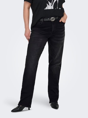 ONLY Carmakoma Regular Jeans in Black: front