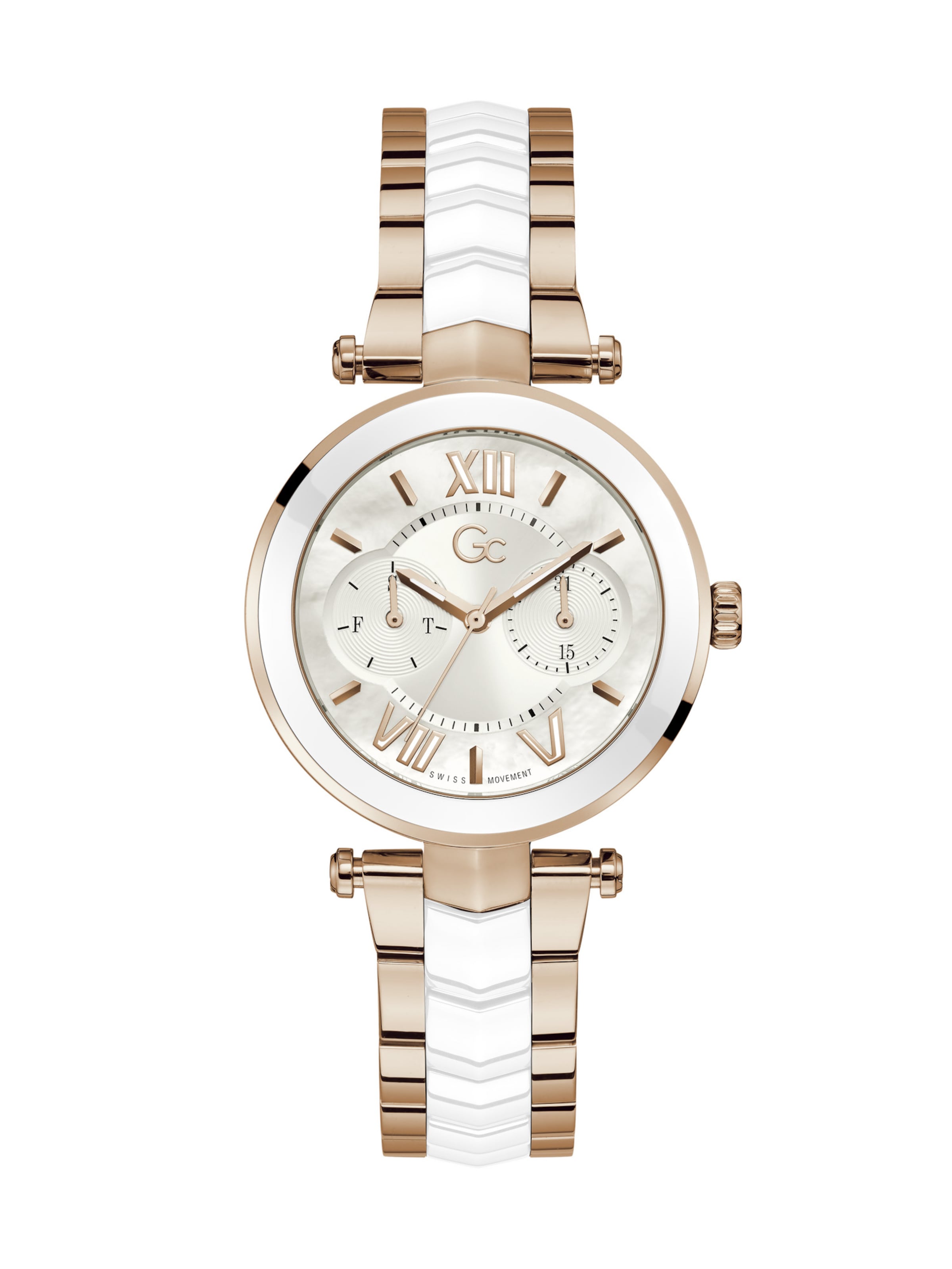 Gc Analog watch 'Illusion' in White: front