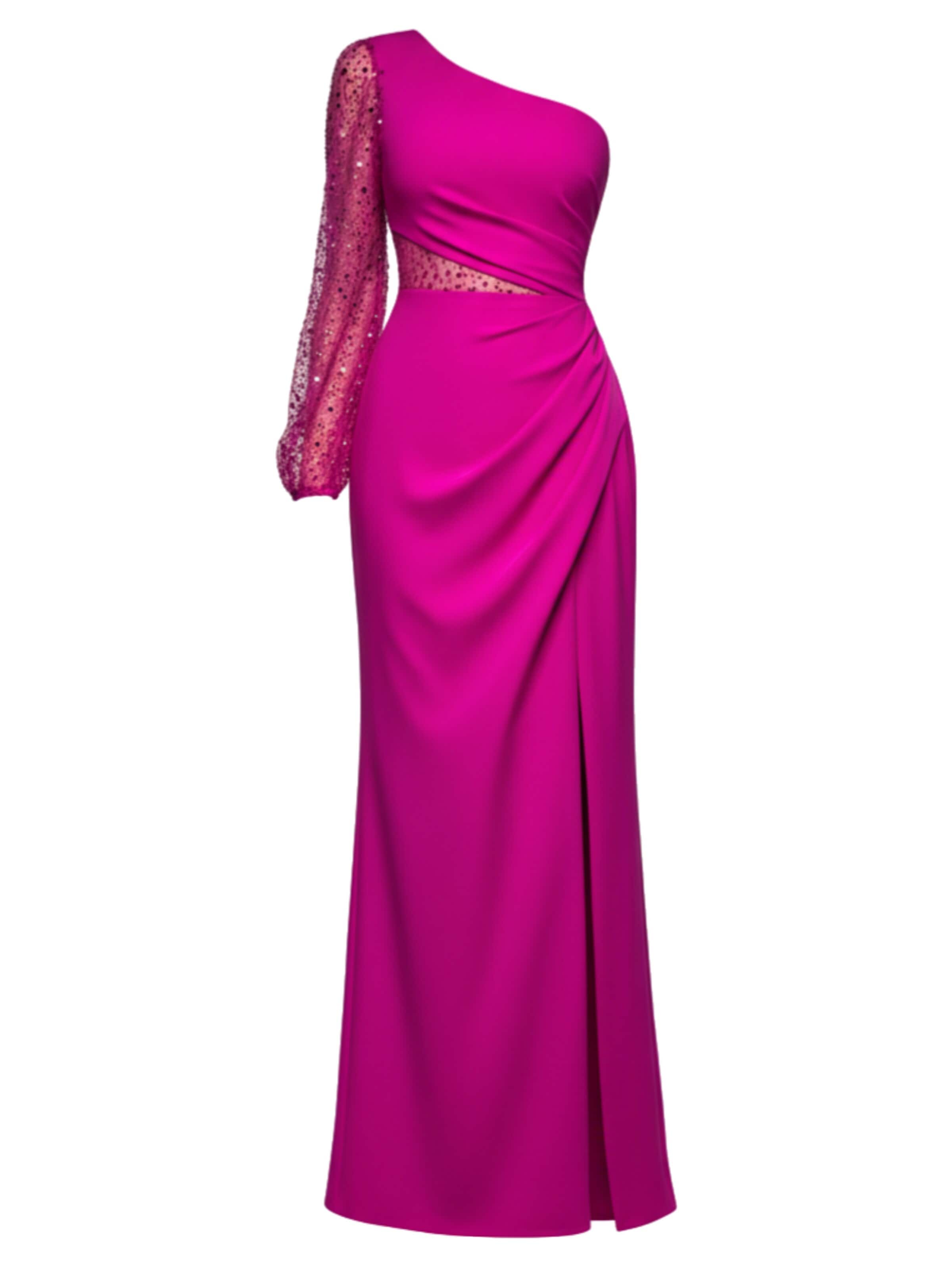 Ombre Abendkleid‌‌‌‌‌ in 34 in fuchsia, Produktansicht
