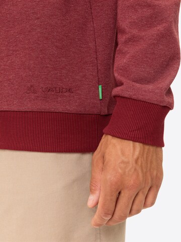 VAUDE Sportsweatshirt 'Mineo' in Rot