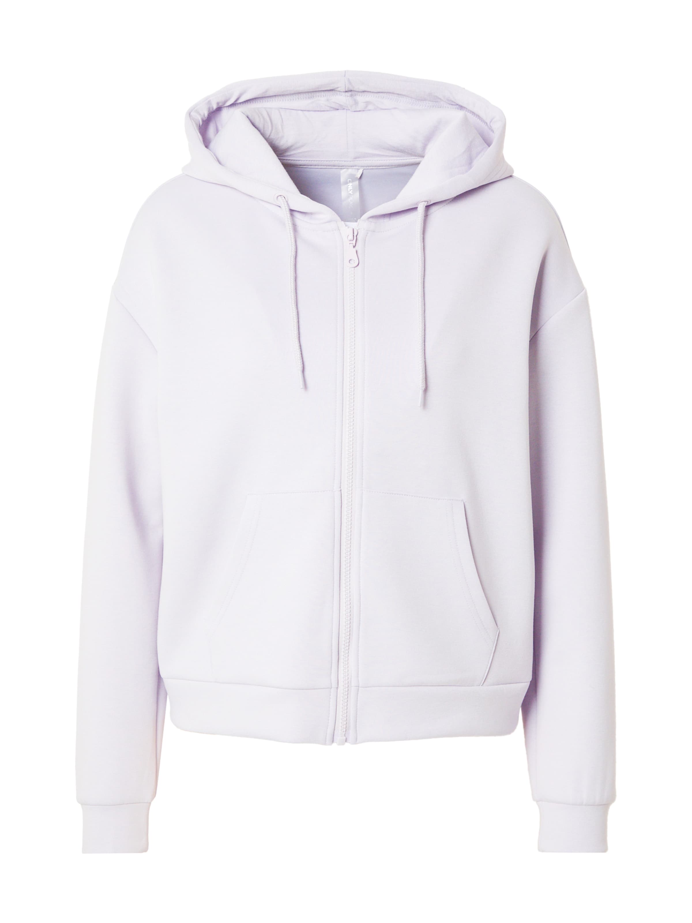 ONLY PLAY Športová mikina so zipsom &#x27;ONPLOUNGE&#x27; - Fialová: predná strana