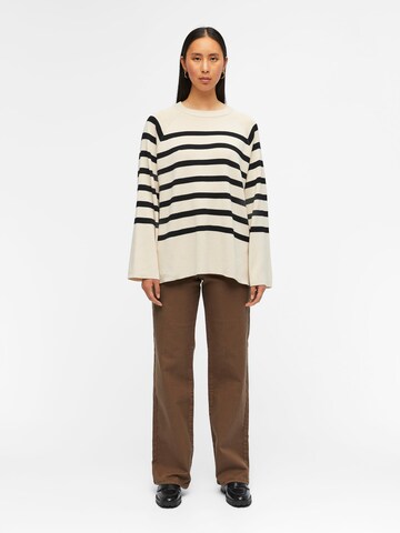 OBJECT Sweater 'ESTER' in Beige