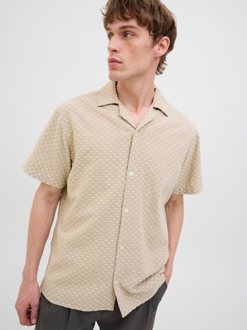 JACK & JONES Comfort Fit Skjorte i beige