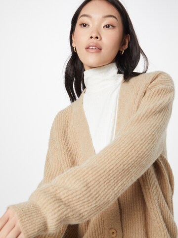 DRYKORN Knit Cardigan 'ZERDINA' in Beige