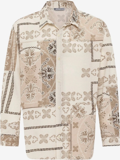 Dandalo Košulja u ecru/prljavo bijela / brokat / svijetlosmeđa / tamno smeđa, Pregled proizvoda