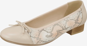 Lei by tessamino Ballet Flats in Brown: front