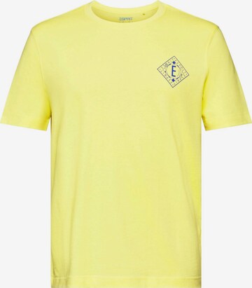 T-Shirt ESPRIT en jaune : devant