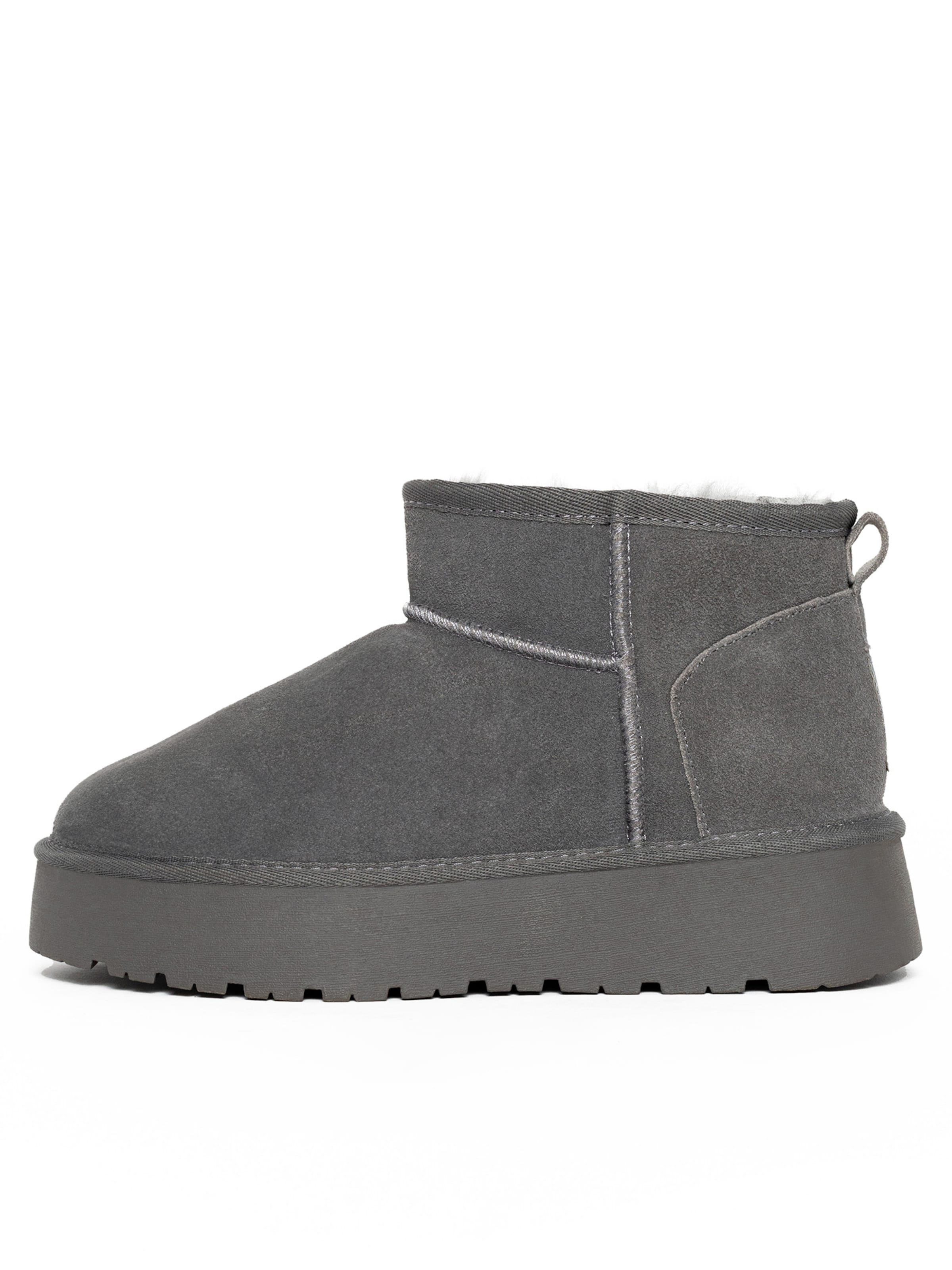 Gooce Боти до глезена в сиво: отпред