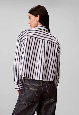 Calvin Klein JeansBluza - ljubičasta boja: stražnji dio