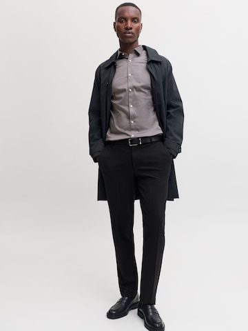 JACK & JONES Slimfit Bukser med fals 'MARTIN ' i sort