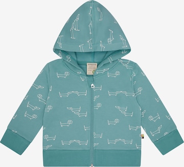 loud + proud Zip-Up Hoodie in Green: front