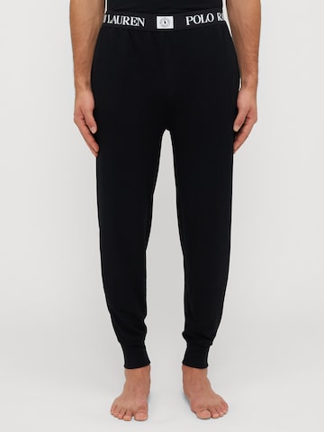 Pantalon de pyjama Polo Ralph Lauren en noir : devant