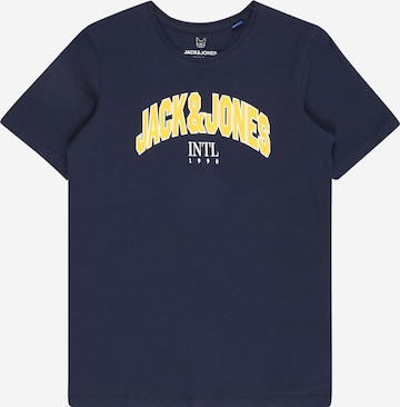 Maglietta di Jack & Jones Junior in blu: frontale