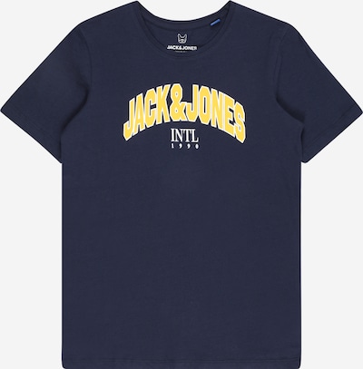 Jack & Jones Junior Tričko - námornícka modrá / žltá / biela, Produkt