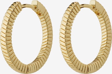 Boucles d'oreilles 'DOMINIQUE' Pilgrim en or : devant