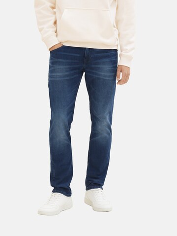 Regular Jean 'Aedan' TOM TAILOR DENIM en bleu : devant