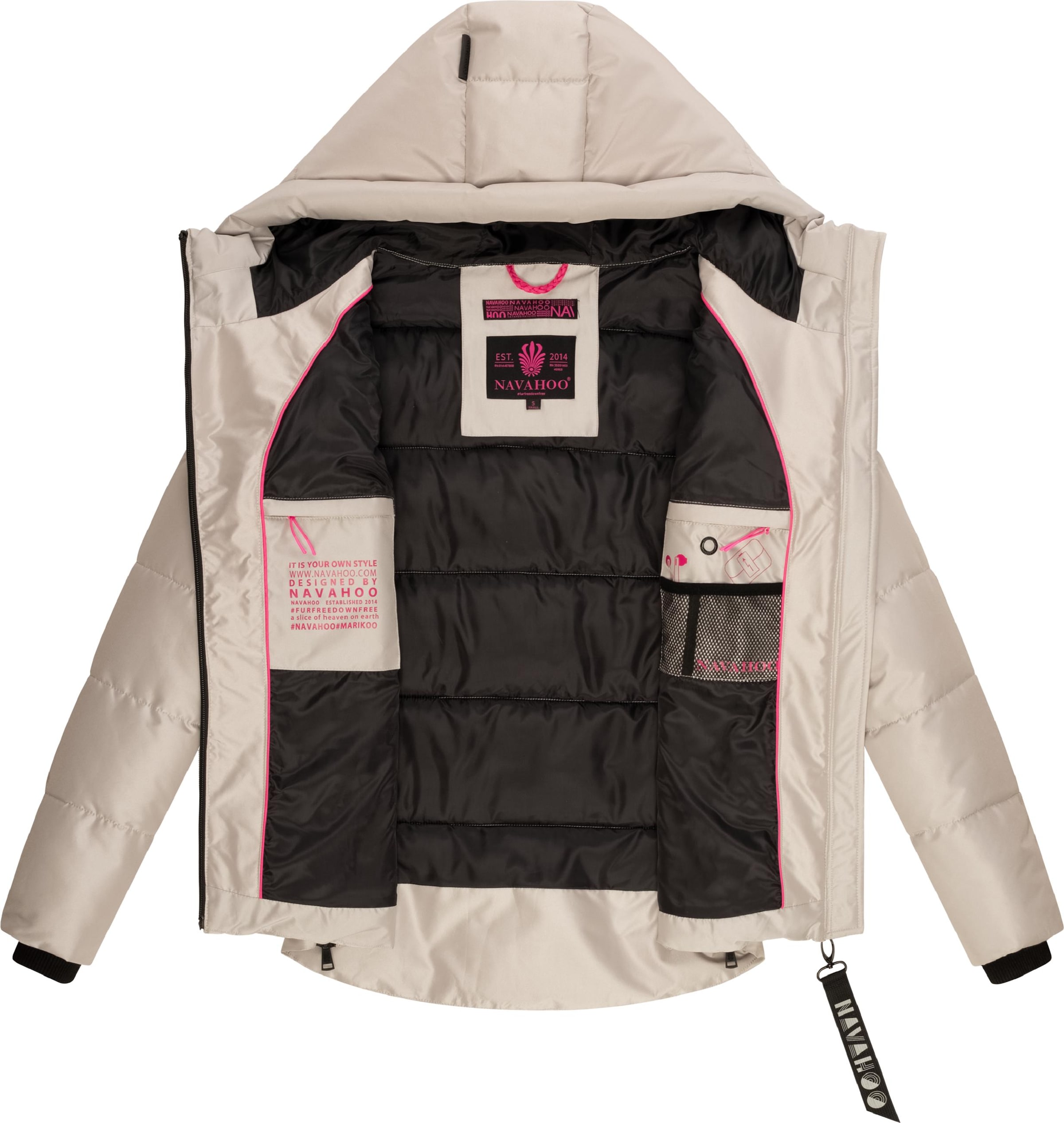 Giacca invernale 'Krümelein' di NAVAHOO in grigio