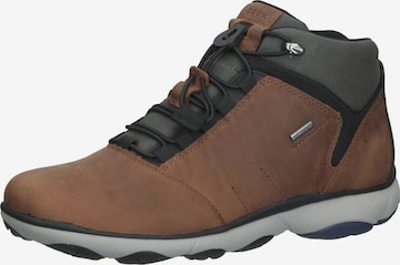 GEOX Lace-Up Boots in Brown: front