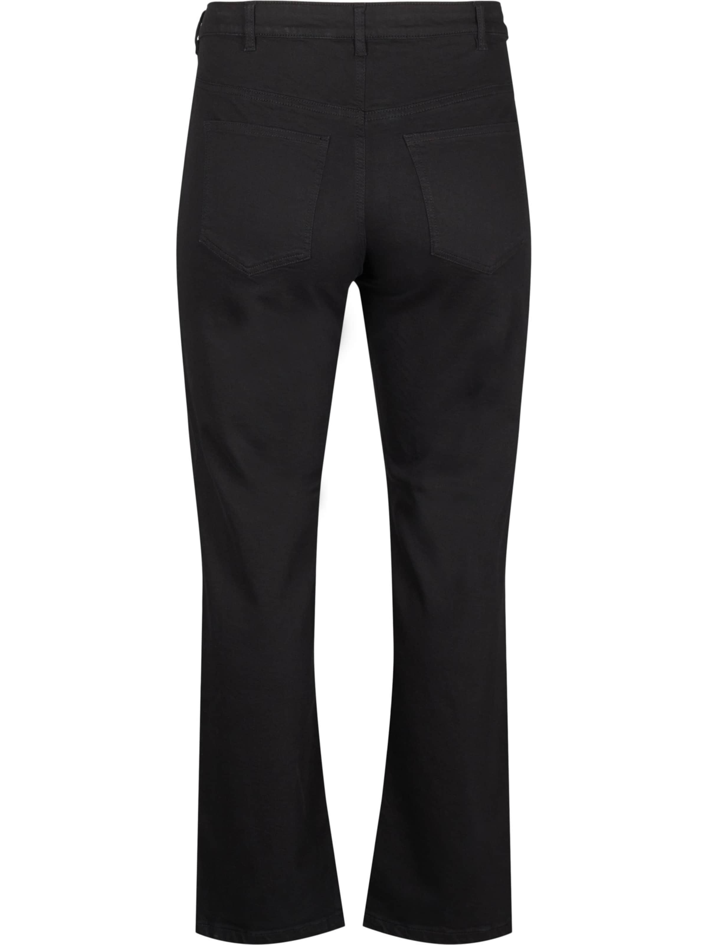 Zizzi Boot cut Jeans 'GEMMA' in Black