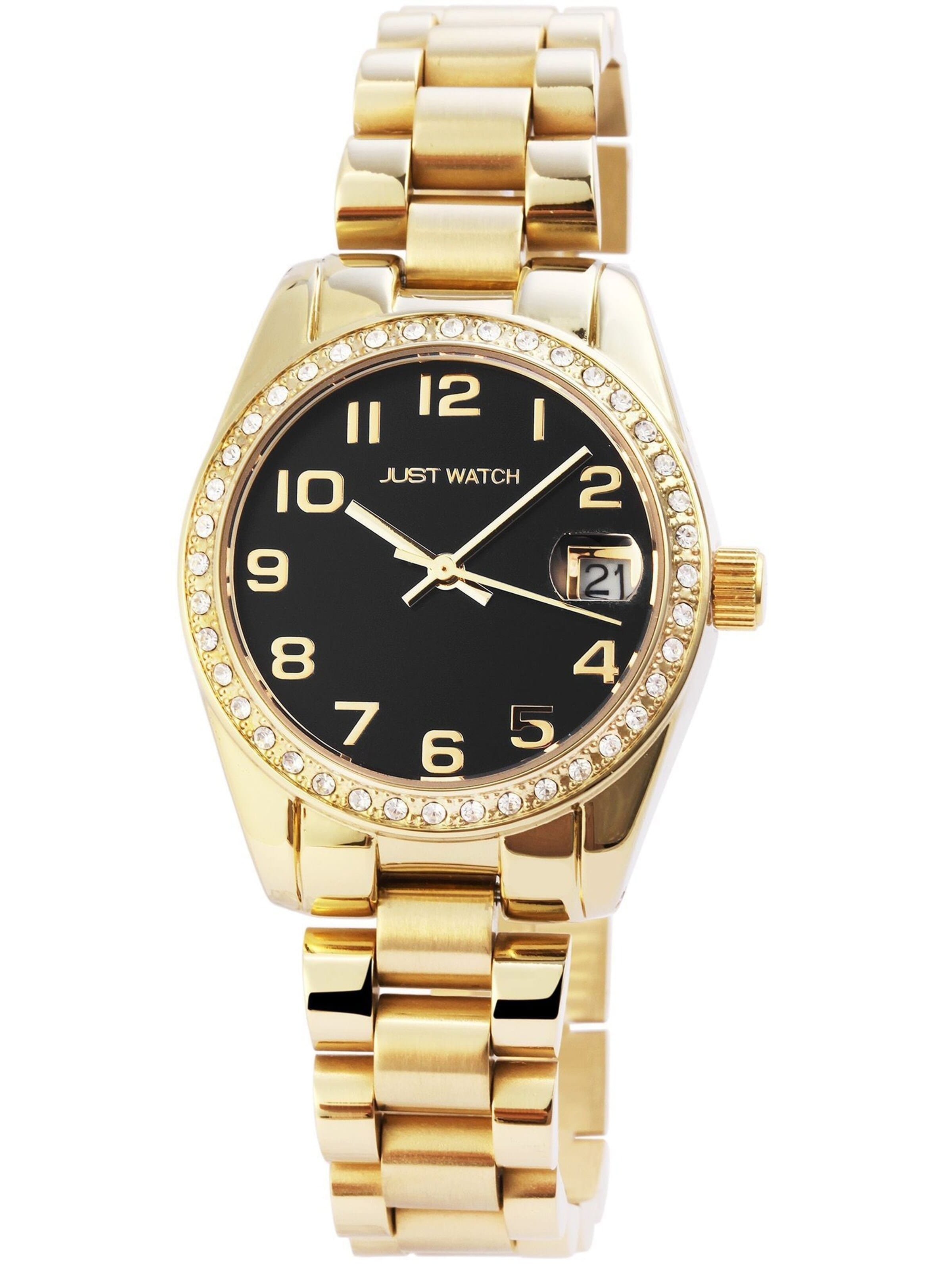 Just Watch Analoguhr 'Emmi, Datumsanzeige'‌‌‌‌‌‌ in Gold