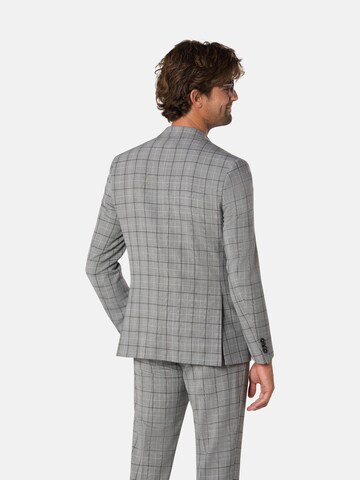 BENVENUTO Slim fit Suit Jacket 'OTHELLO' in Grey