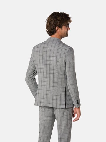 BENVENUTO Slim fit Suit Jacket 'Othello' in Grey