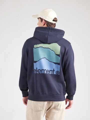 Sweat-shirt '3 HORIZONS' ELEMENT en bleu : devant