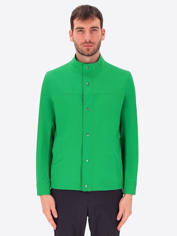 Distretto12 Between-Season Jacket in Green: front