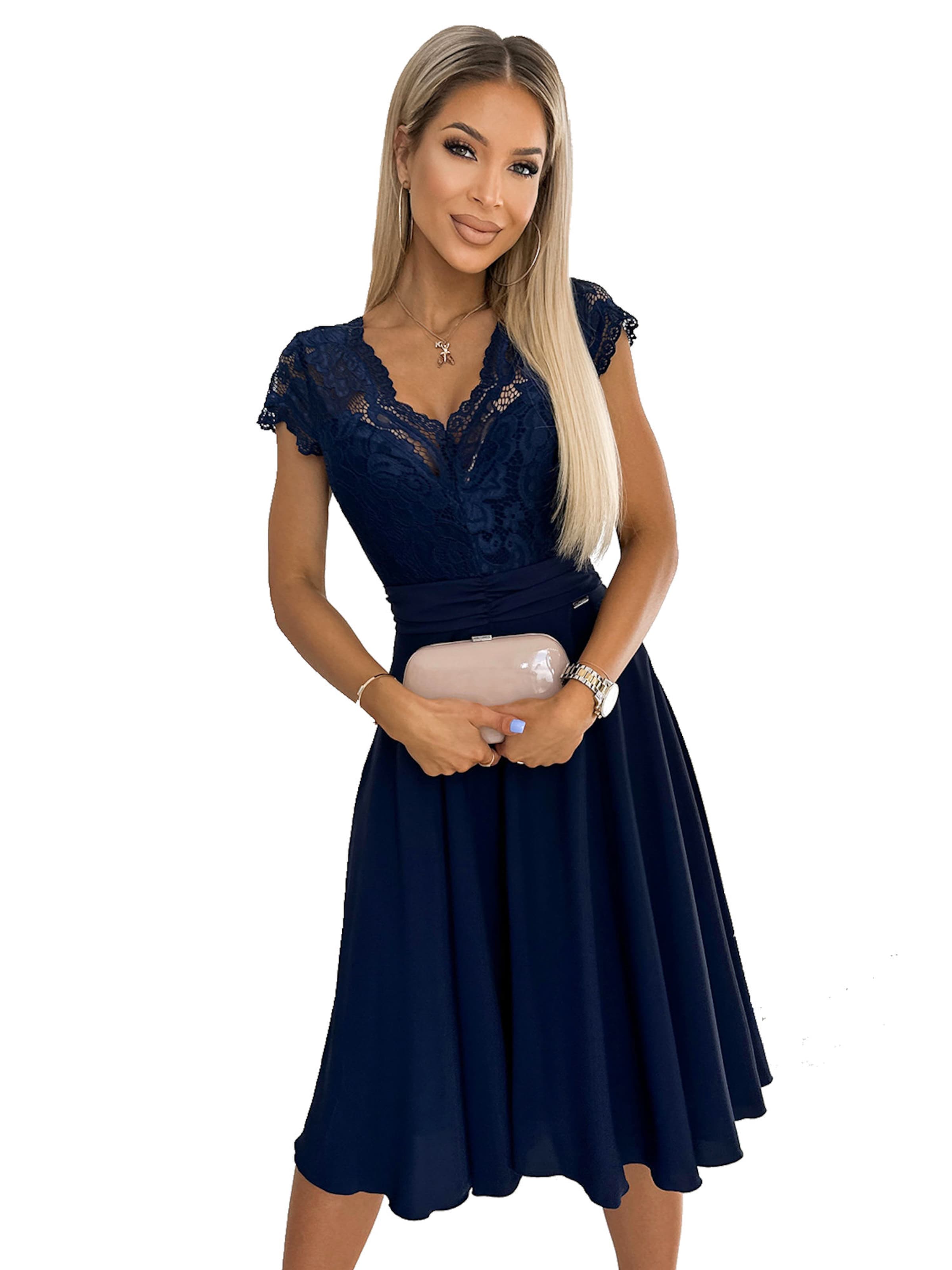 Numoco Evening Dress 'Linda II' in Blue: front