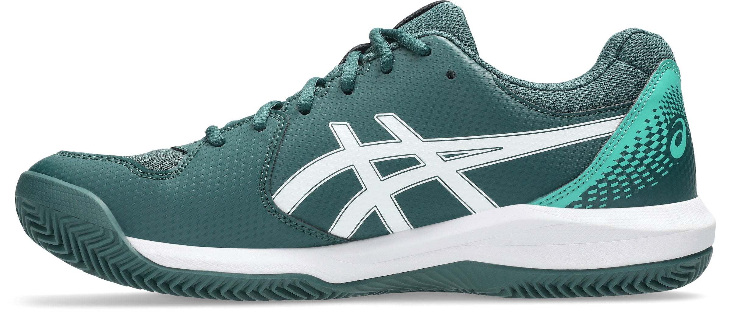 ASICS Athletic Shoes 'Gel-Dedicate 8' in Green: front