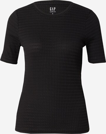 GAP - Camiseta en negro: frente