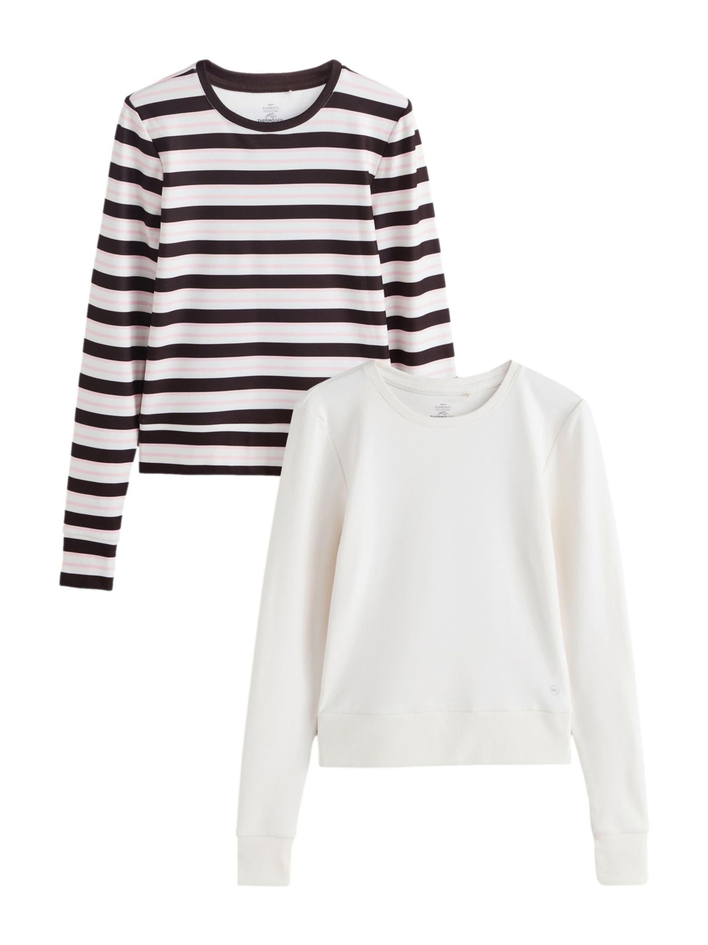 Sportiniai marškinėliai iš Next, spalva – tamsiai ruda / rožių spalva / natūrali balta, Prekių apžvalga